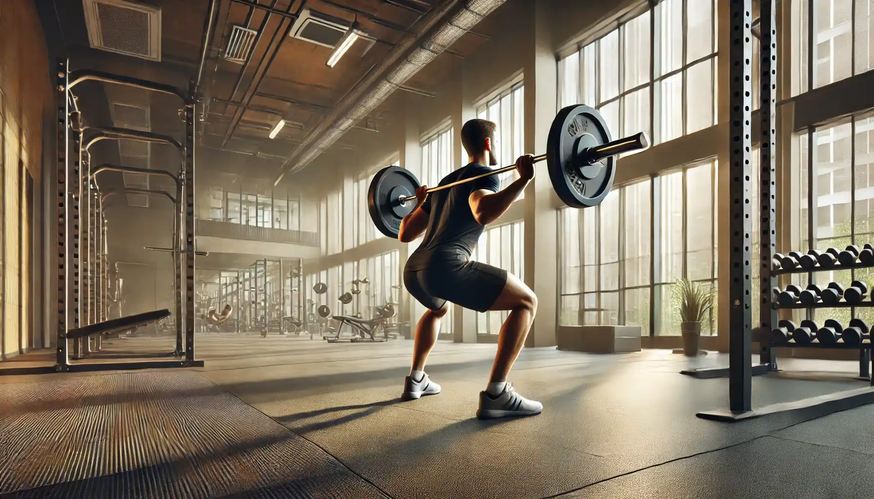 A man is disciplined in training to gain muscle mass according to a predetermined workout plan.